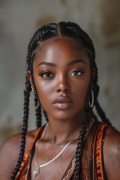 Great Look With Braiding Hair