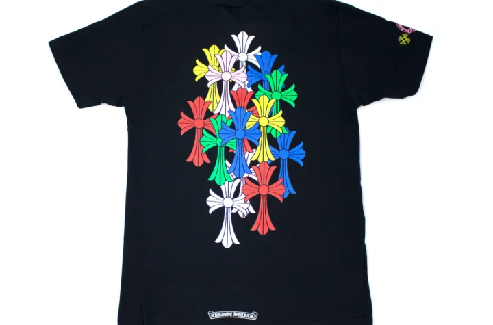 Chrome Hearts Cross Cemetery Tee Multi Color