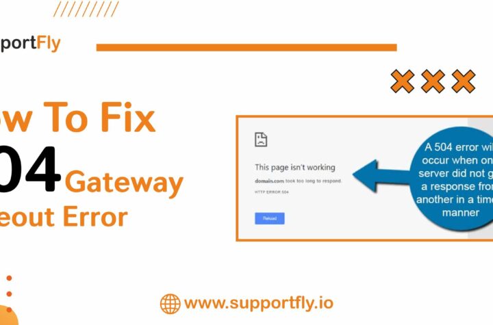 How to Fix 504 gateway timeout error