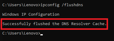 Flush DNS