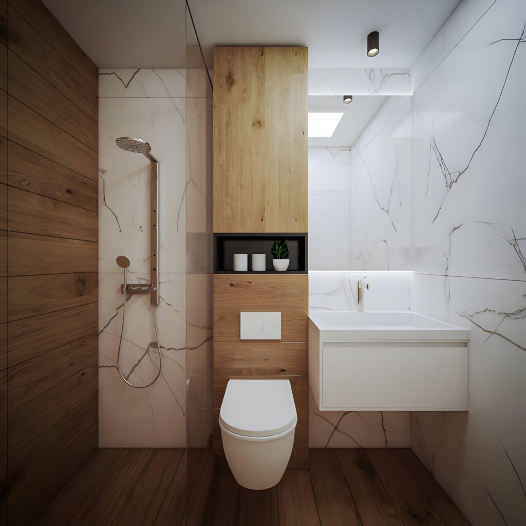 bathroom accent wall ideas