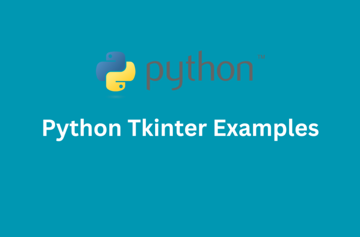 Python Tkinter Examples