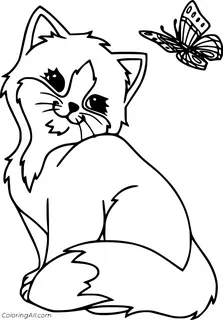 cat coloring pages