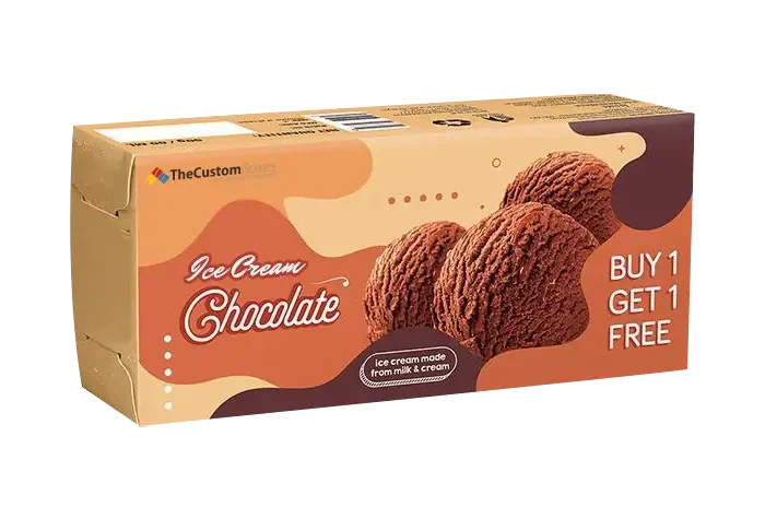 ice cream cardboard box